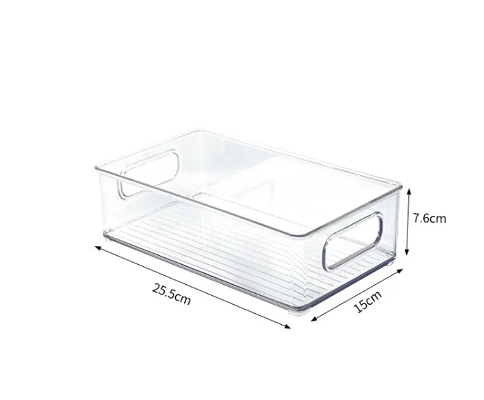 Caja organizadora transparente para cocina Trans Store