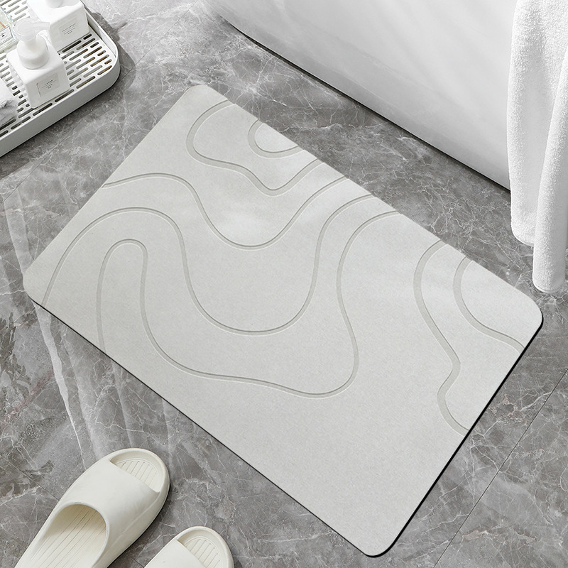 Alfombrilla de Baño Eco-Absorbente "DryStone" - DecoConfort