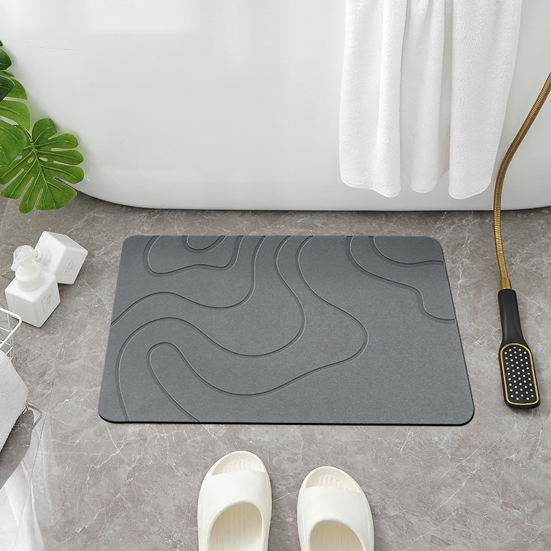 Alfombrilla de Baño Eco-Absorbente "DryStone" - DecoConfort
