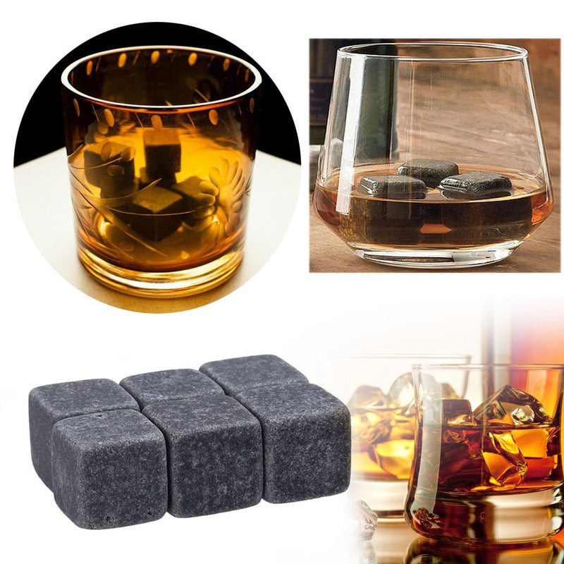 Piedras naturales para enfriar whisky