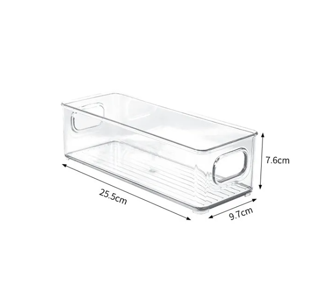Caja organizadora transparente para cocina Trans Store
