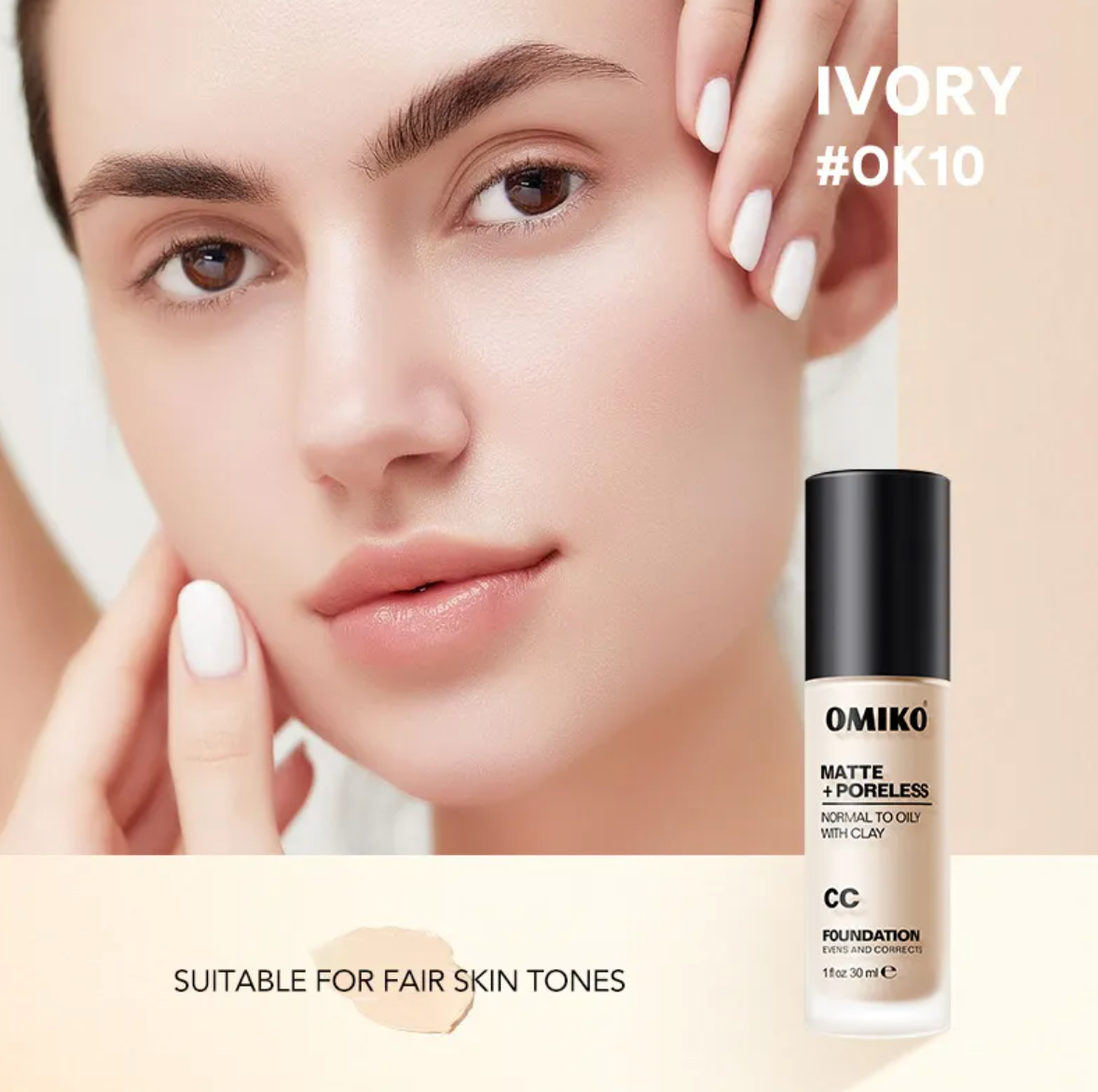 Base de maquillaje y corrector líquido