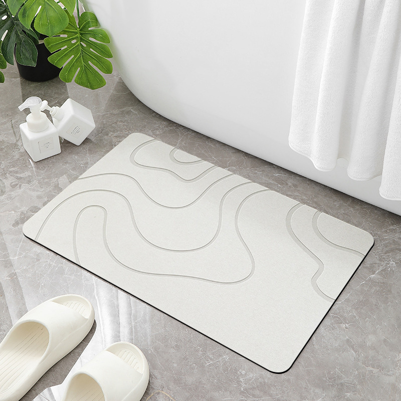 Alfombrilla de Baño Eco-Absorbente "DryStone" - DecoConfort
