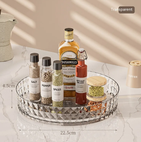 Caja organizadora giratoria multifunción para cocina