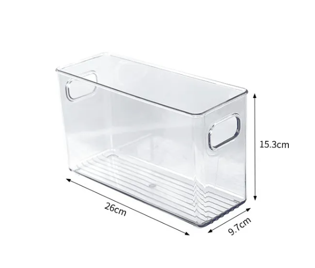 Caja organizadora transparente para cocina Trans Store