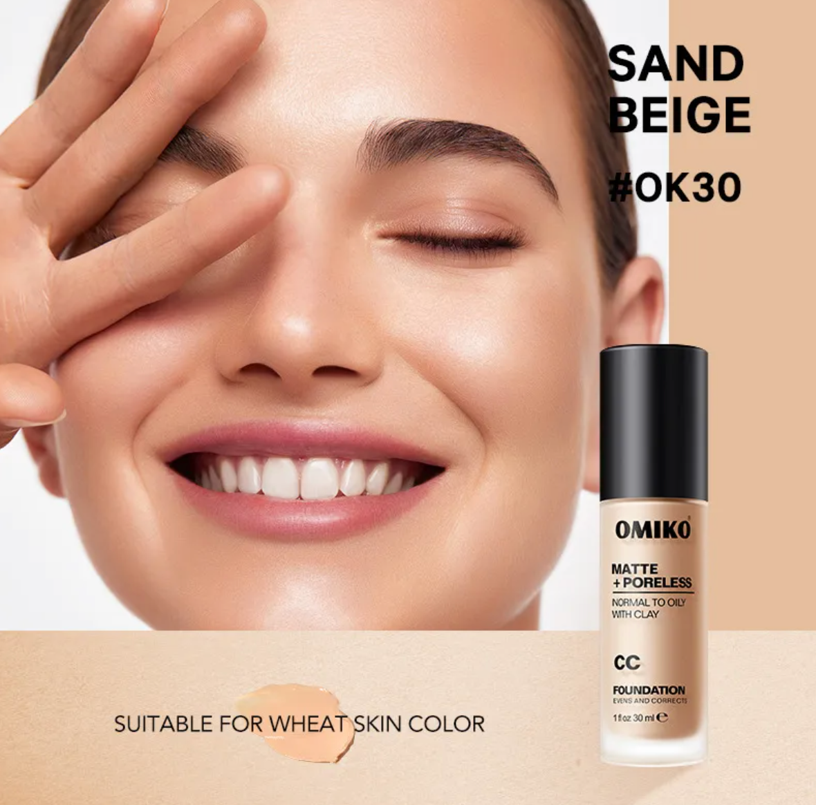 Base de maquillaje y corrector líquido