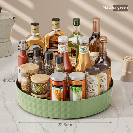 Caja organizadora giratoria multifunción para cocina