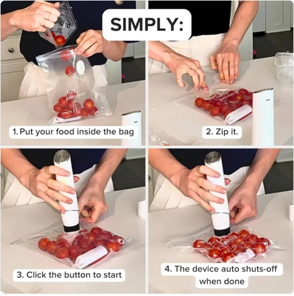 Envasadora al Vacío Compacta para Cocina